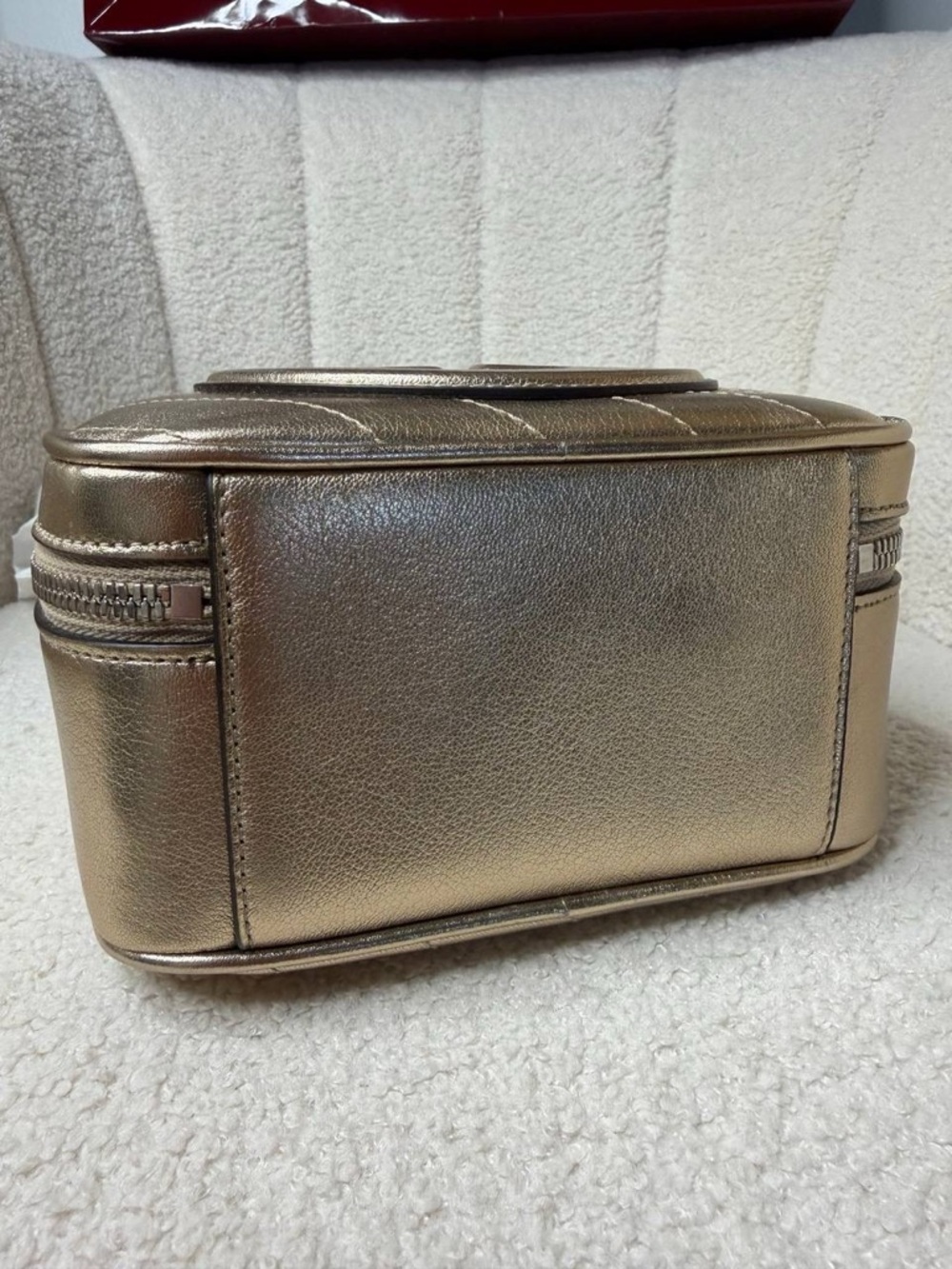 Gucci Blondie Gold Leather Top Handle Bag - Picture 5 of 12